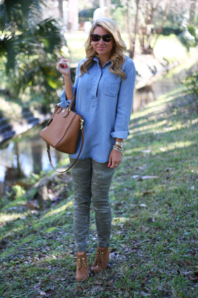 Oufit | Chic Chambray Camo - SHOP DANDY | A florida based style and ...