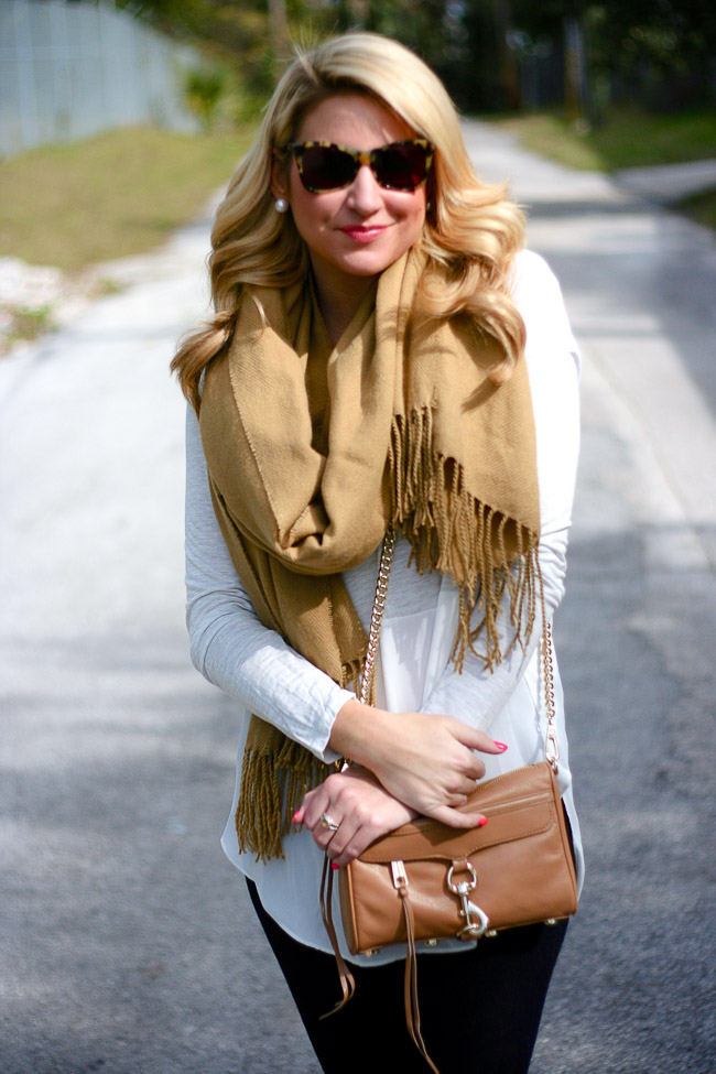 Outfit | Crop Sweater and Scarf - SHOP DANDY | A florida based style ...